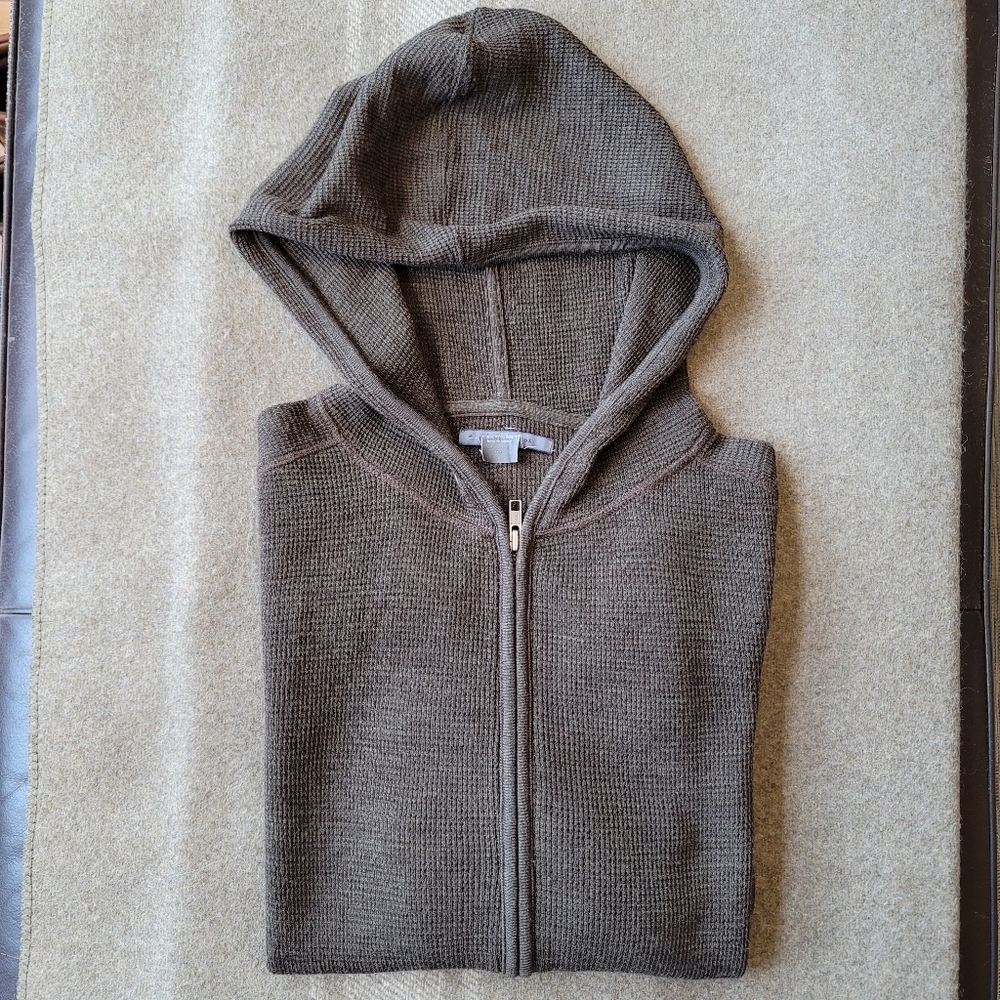 Vintage John Varvatos Merino Wool Zip Hoodie